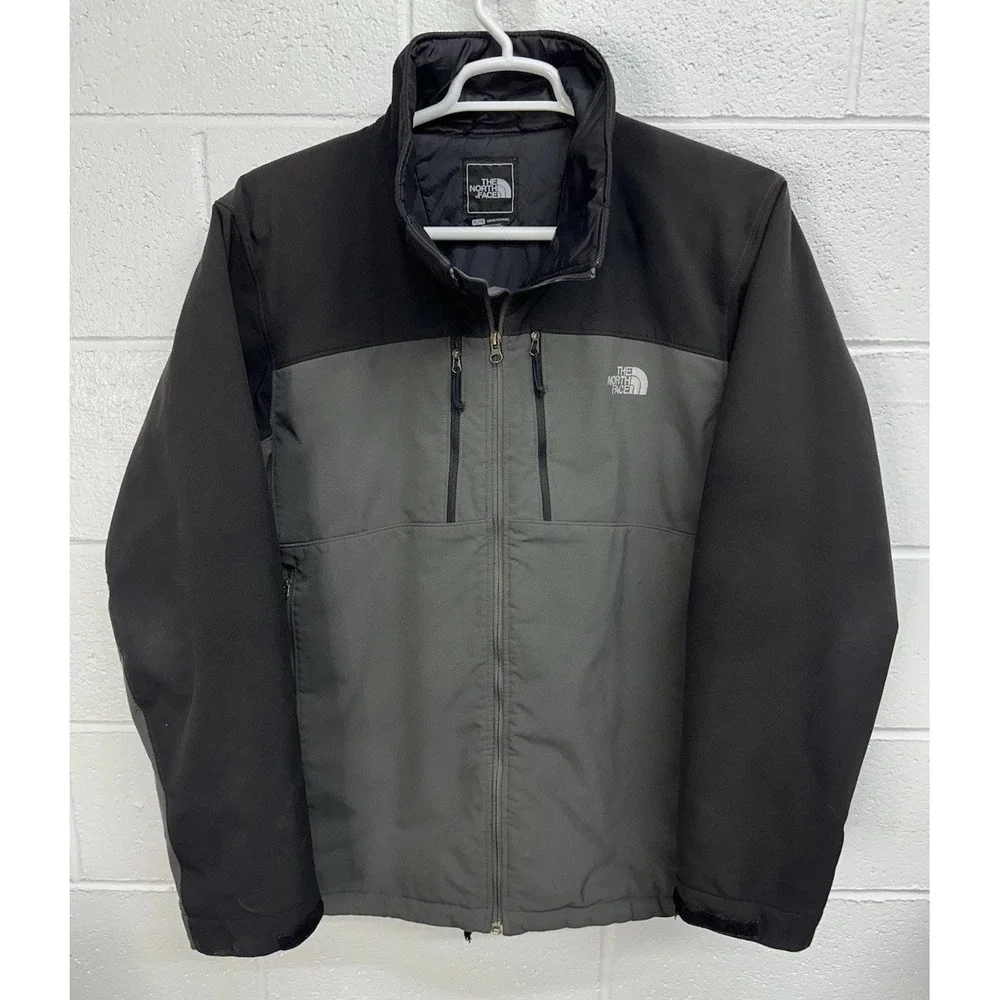 The North Favlce Primaloft Insulated Full Zip Coat / Black & Gray / Men's XL - Picture 1 of 11